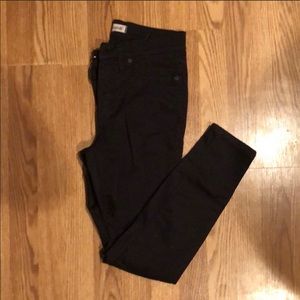 Madewell 9” black high rise skinny jeans